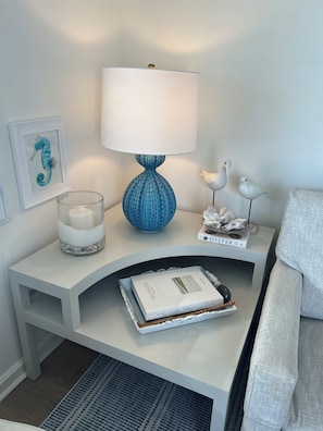 Interior - The Salty Mermaid - Designer furnished PERFECT couples get-a-way! (Carolina Beach)