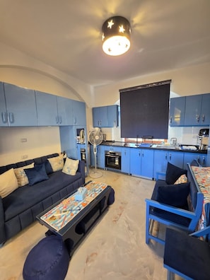 Living area - VESTA Luxury Apartment -1BR - New Nubia (El Gouna)