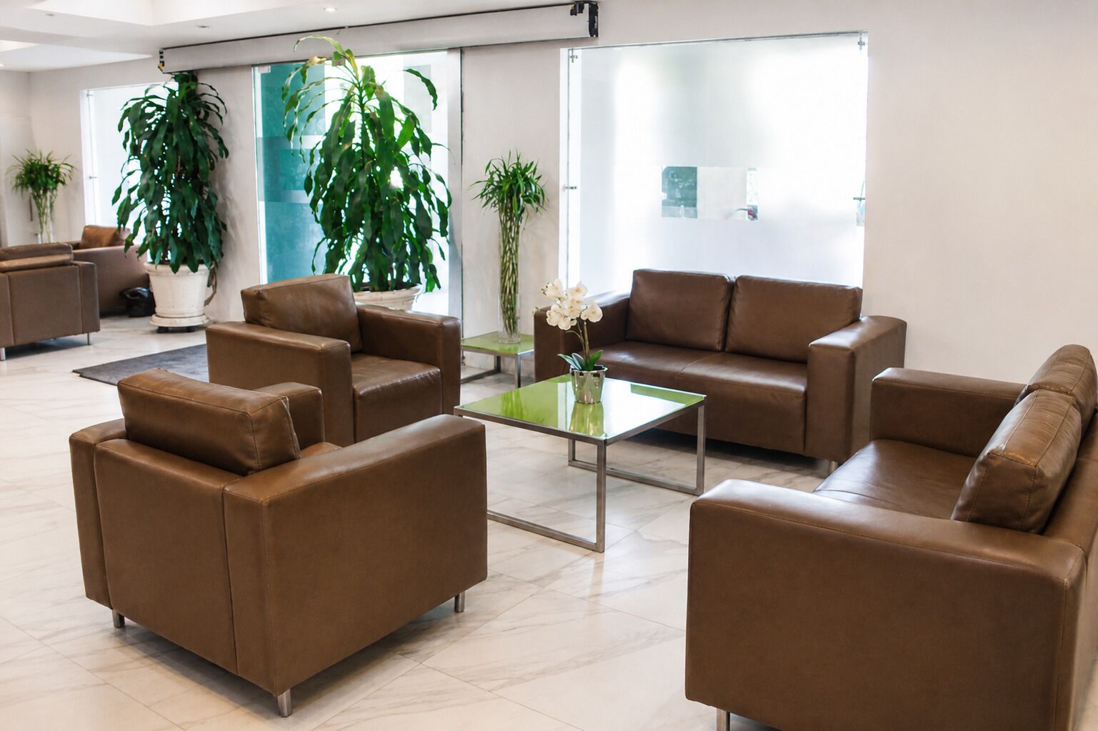 Lobby sitting area