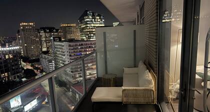 Skyview Downtown All Glass 1 Bedroom Cozy Apartment