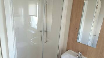 Shower, hair dryer