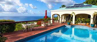 North Shore Oasis, Saltwater Pool & Panoramic Cane Bay Views!