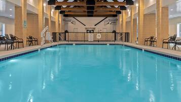 Indoor pool, a heated pool