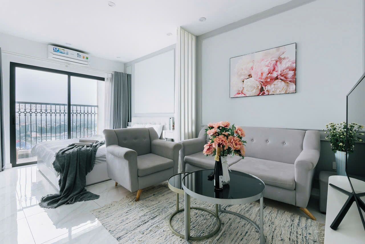 Apartament estàndard, vistes a la ciutat | Sala d'estar