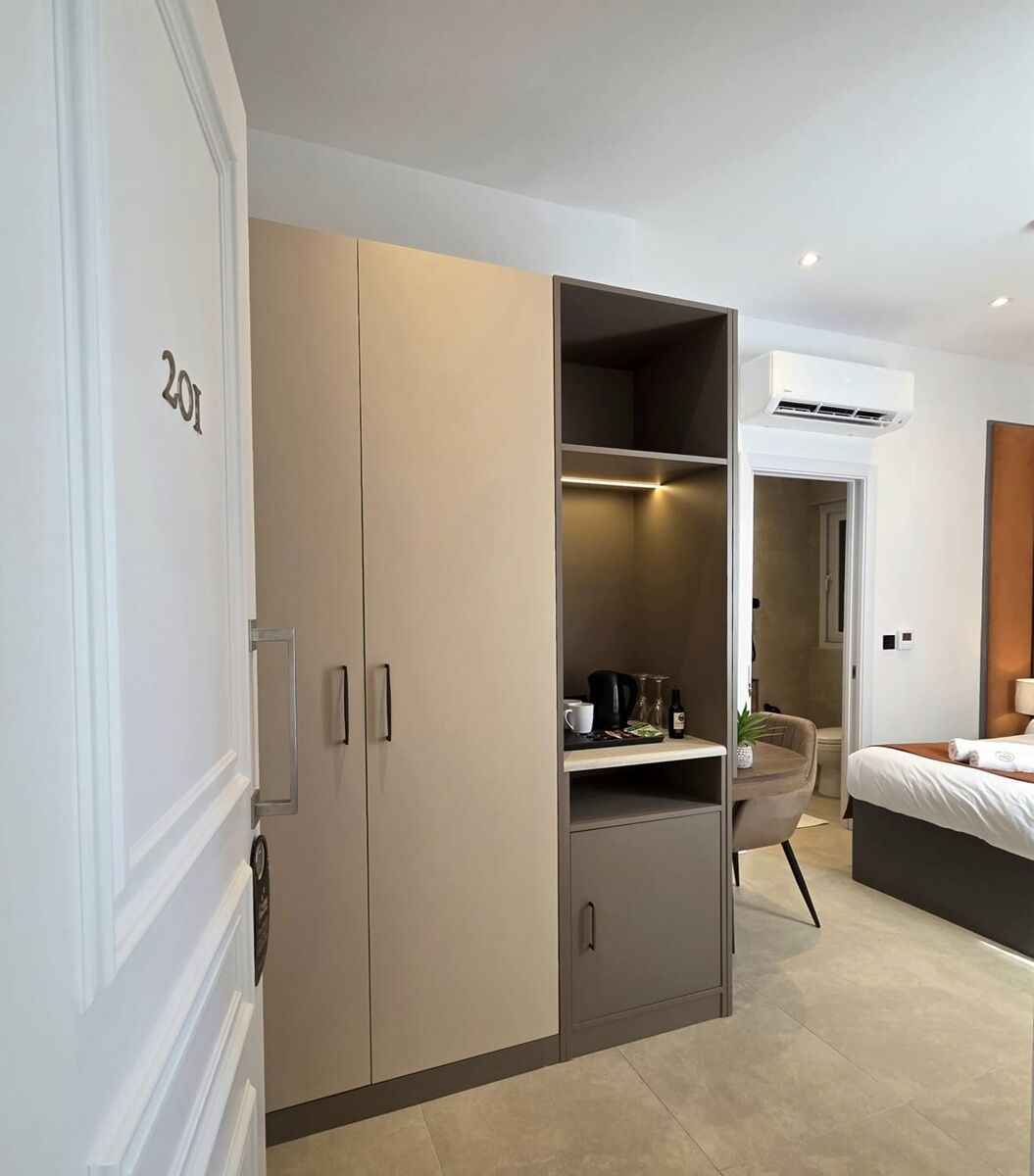 Deluxe-Doppelzimmer, Blick auf den Innenhof | Innenbereich