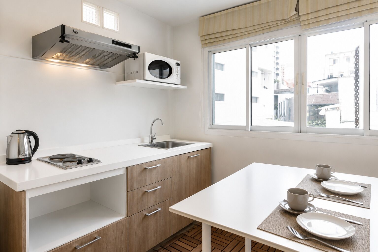 Chambre Double Deluxe | Cuisine privée