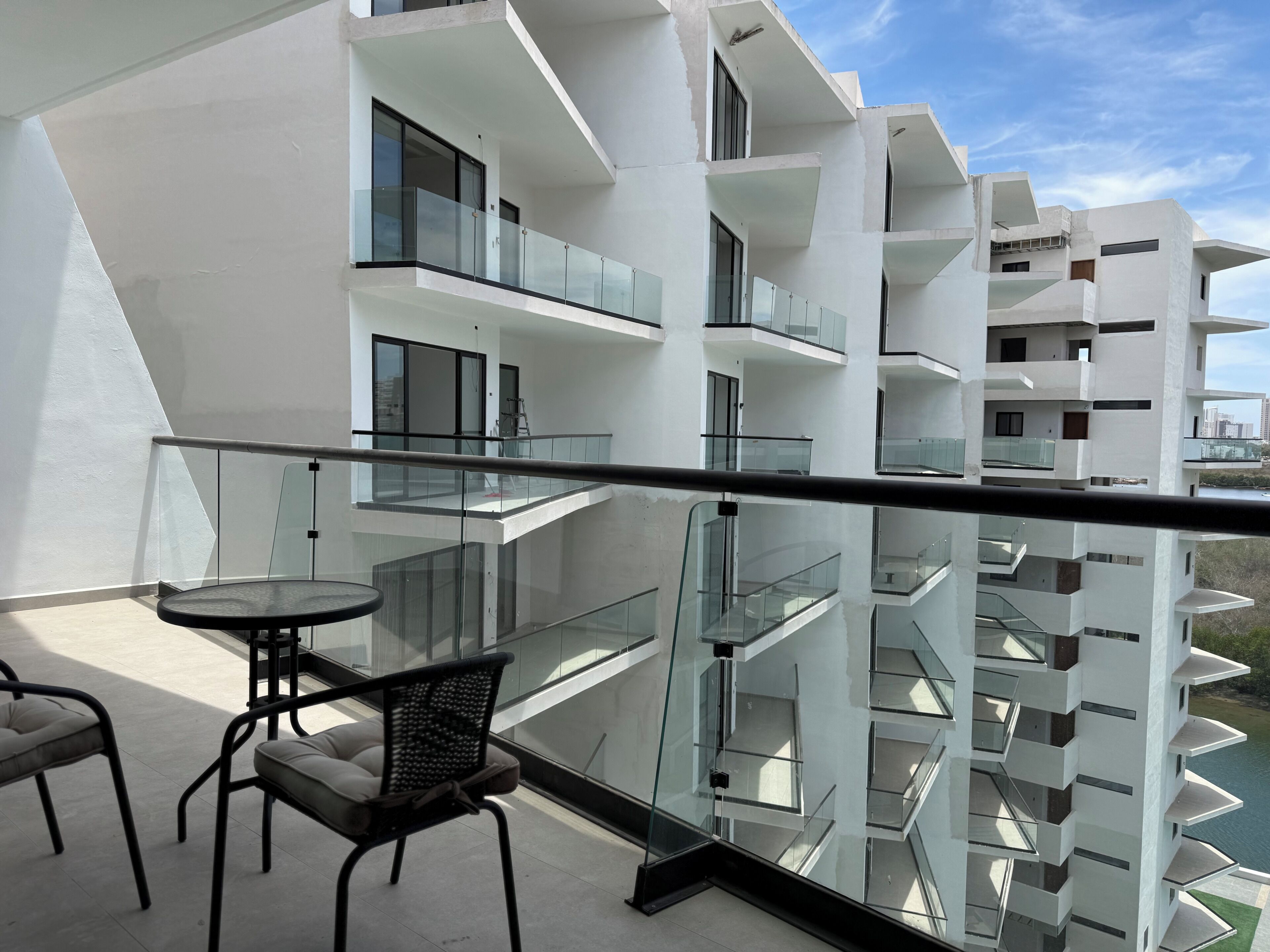 Luxury Apartment, Balcony, Pool View | Property grounds