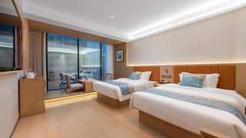 Chambre Luxe avec lits jumeaux, vue ville