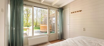 Fantastic vacation home with a hot tub within walking distance of the beach.
