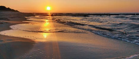 On the beach