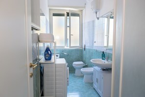 Hair dryer, towels, soap, toilet paper - Vrbo Property (Roma)