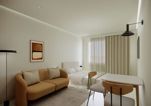 Iron/ironing board, WiFi (free), bed sheets - Grid II by Zoia Living (Athens)