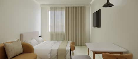 Iron/ironing board, WiFi (free), bed sheets