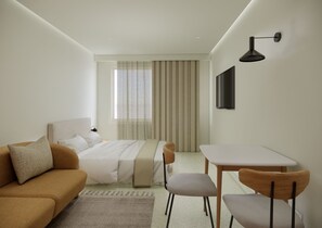 Tabla de planchar con plancha, wifi gratis y ropa de cama 