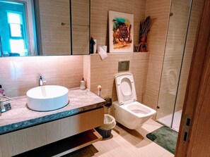 Classic Apartment, Balcony, City View | Bathroom - GTC Residences View Palace Apartment (Nairobi)