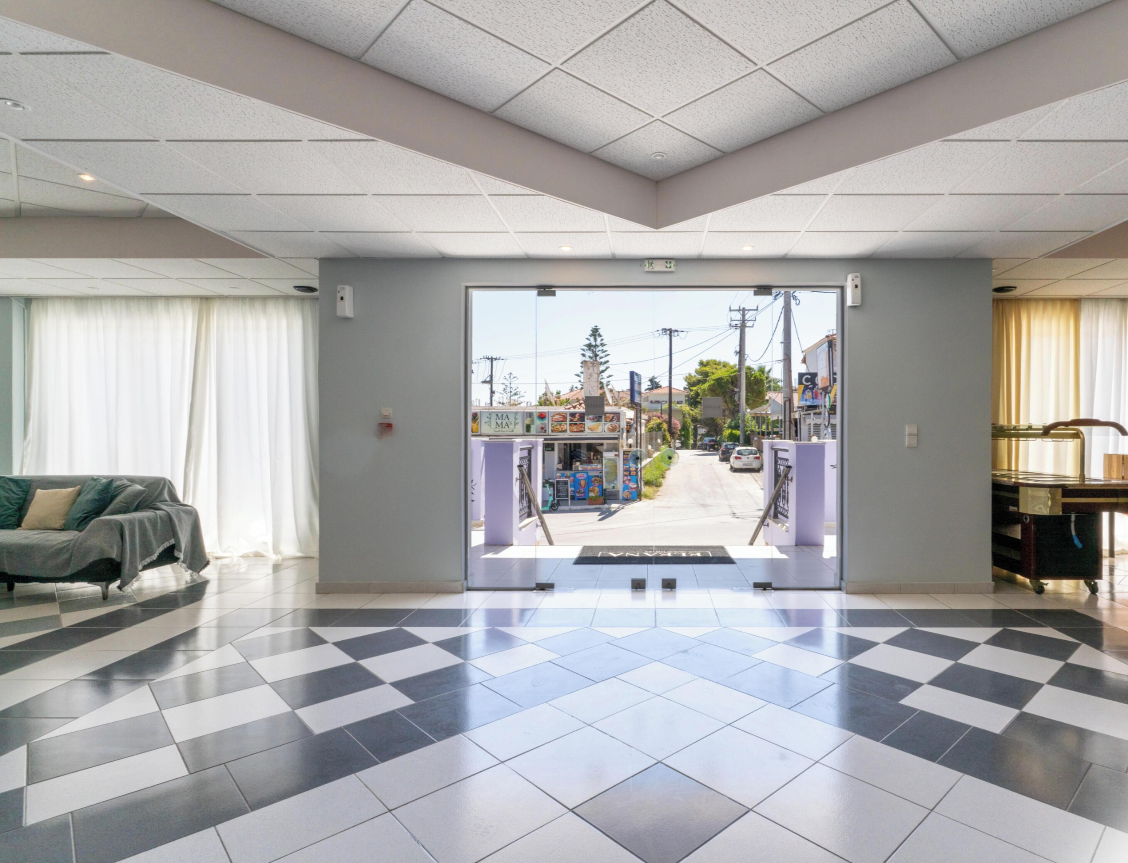 Interior entrance