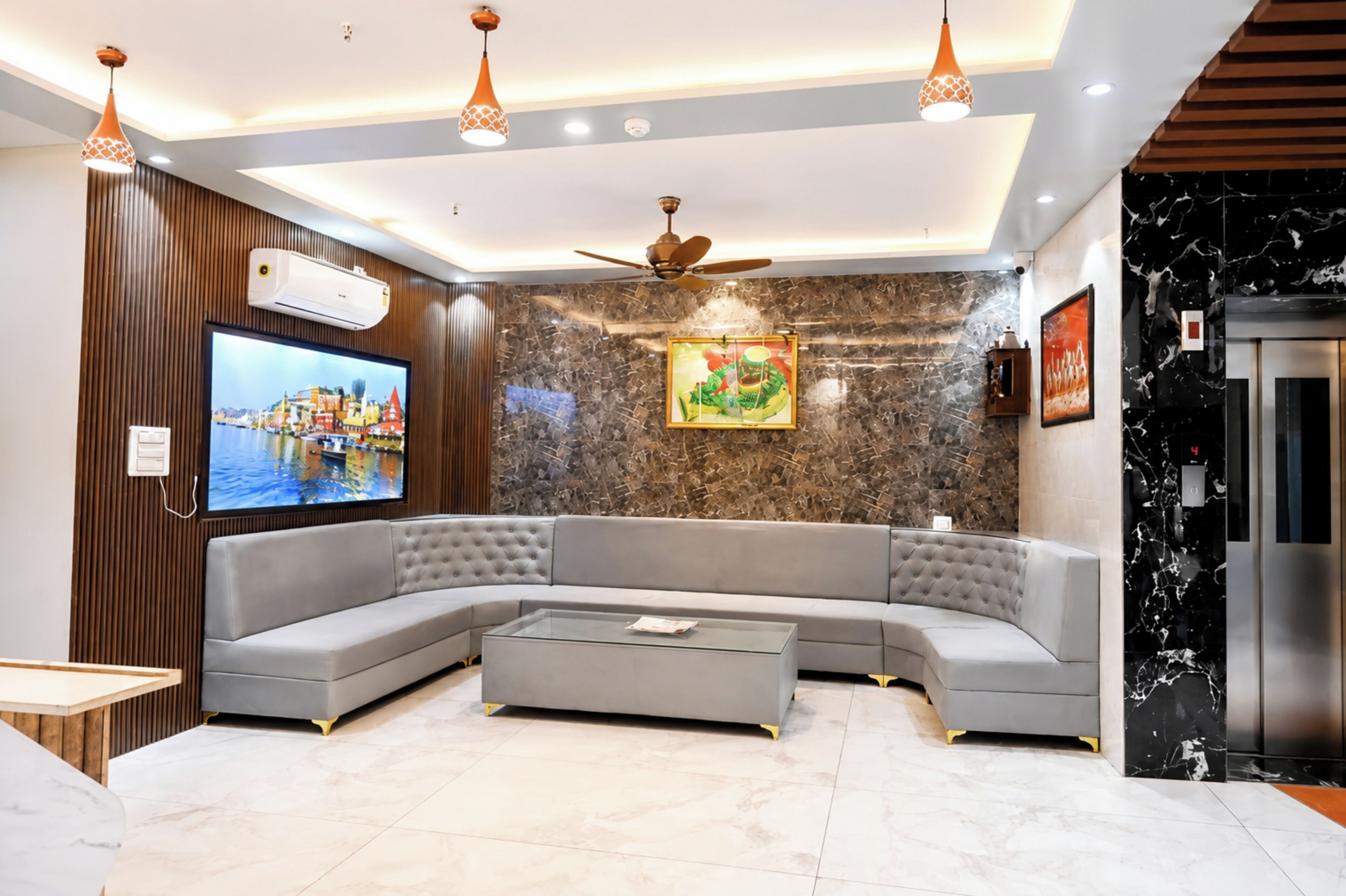 Lobby sitting area