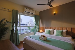 Premium Double Room, City View | In-room safe, desk, blackout curtains, soundproofing - INDUS TIARA - A Corporate Boutique Hotel (Siliguri)
