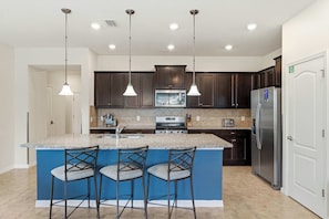 Townhome, Multiple Beds, Pool View (The Azure Retreat) | Private kitchen | Coffee/tea maker - The Azure Retreat at Solterra (Davenport)
