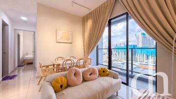 Apartamento Premium, 3 habitaciones (3 Bathrooms) | Zona de estar