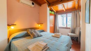 Appartement, balcon, vue ville