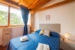 Appartement, balcon, vue ville