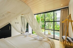 Villa, 2 Bedrooms, Pool View | View from room - Mya Harmony Villas 2 Seminyak  (Badung)