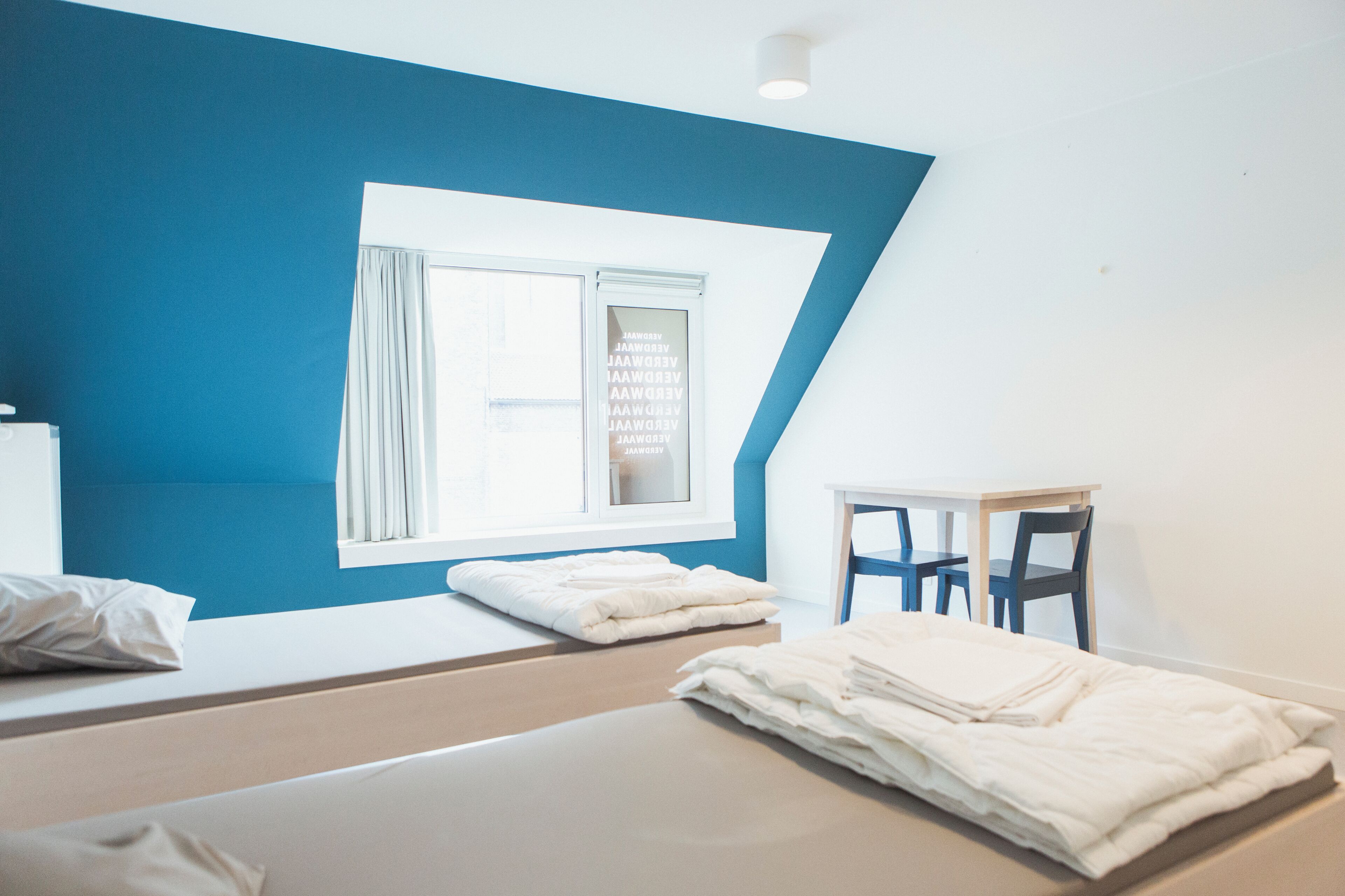 Quarto duplo conforto, 2 camas de solteiro | Cofres nos quartos, cortinas blackout, quartos à prova de som