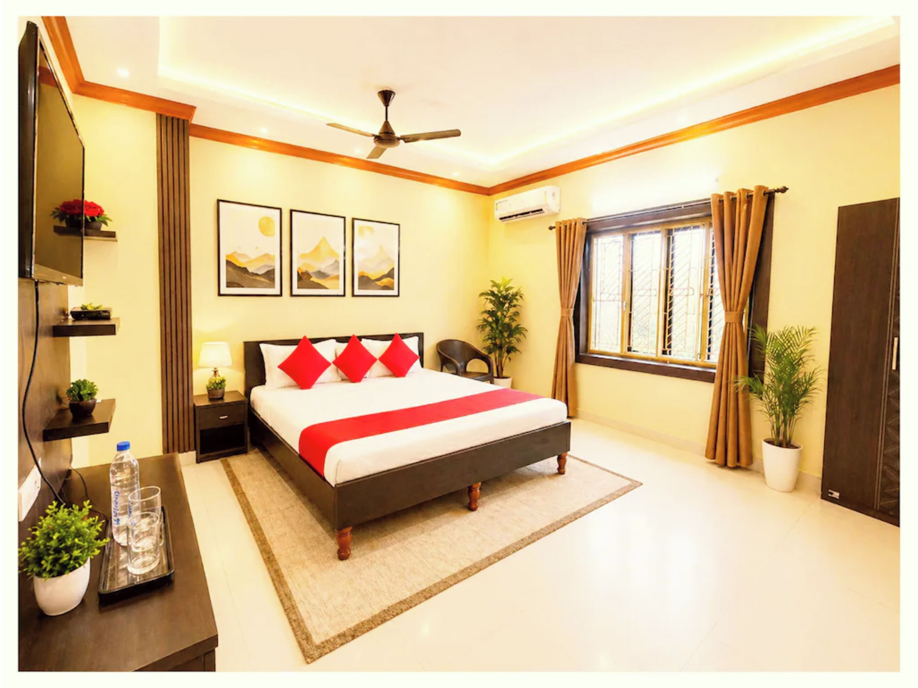 Deluxe Double Room, Multiple Beds, Air conditioning | View from room