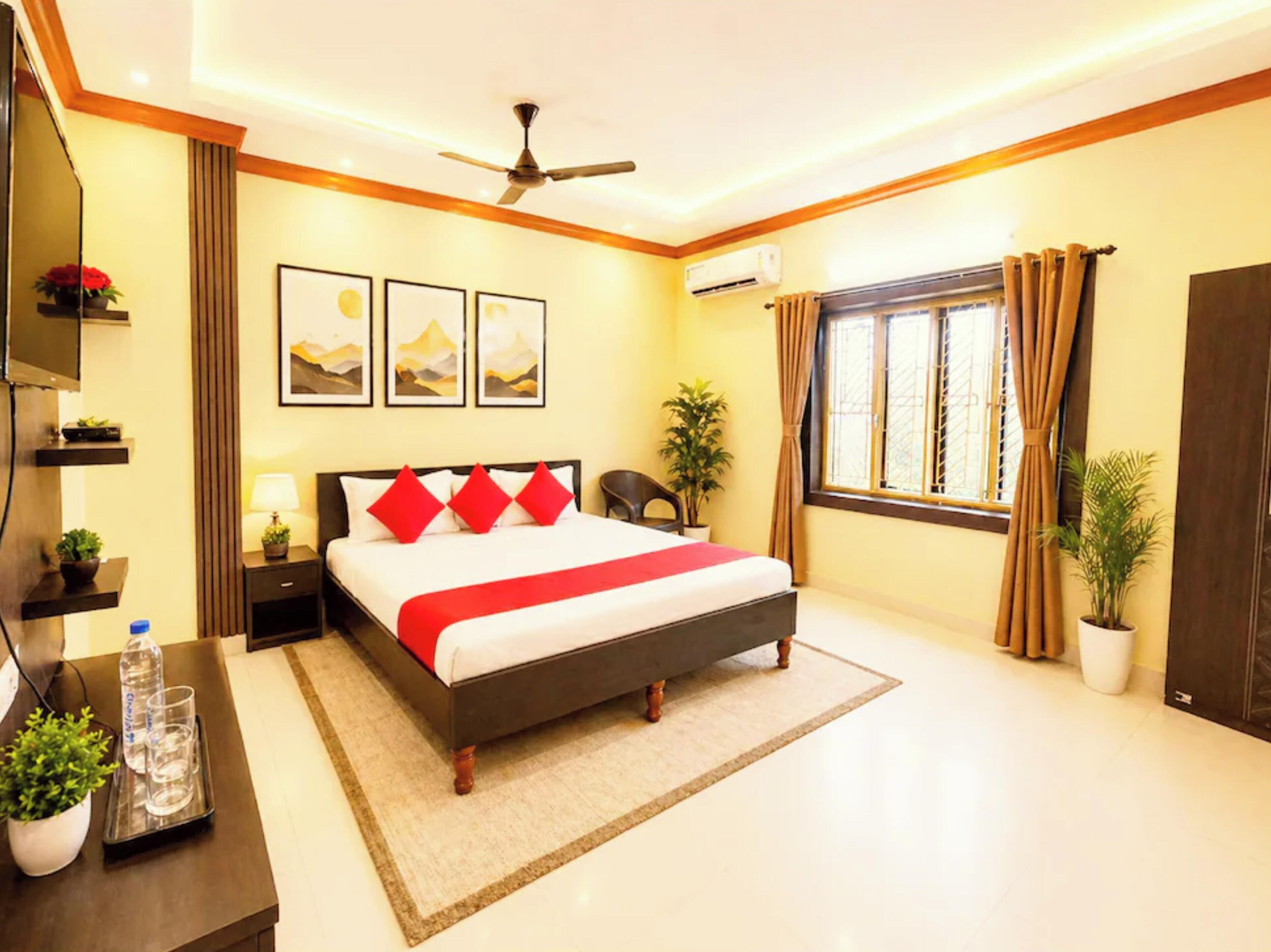 Deluxe Double Room, Multiple Beds, Air conditioning | View from room