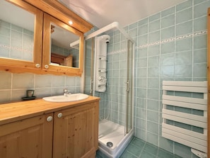 Bathroom - Apartment pets allowed - 8 guests (Praz-sur-Arly)