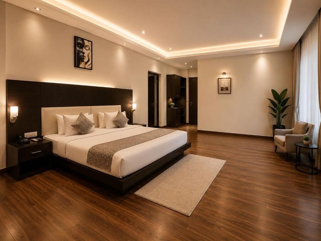 Phòng đôi Deluxe | Két bảo mật tại phòng, phòng cách âm, bàn ủi/dụng cụ ủi quần áo 