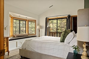 3 bedrooms, desk, iron/ironing board, WiFi - Champagne Wishes and Cabin Dreams | Hot Tub, Decks (Big Bear Lake)