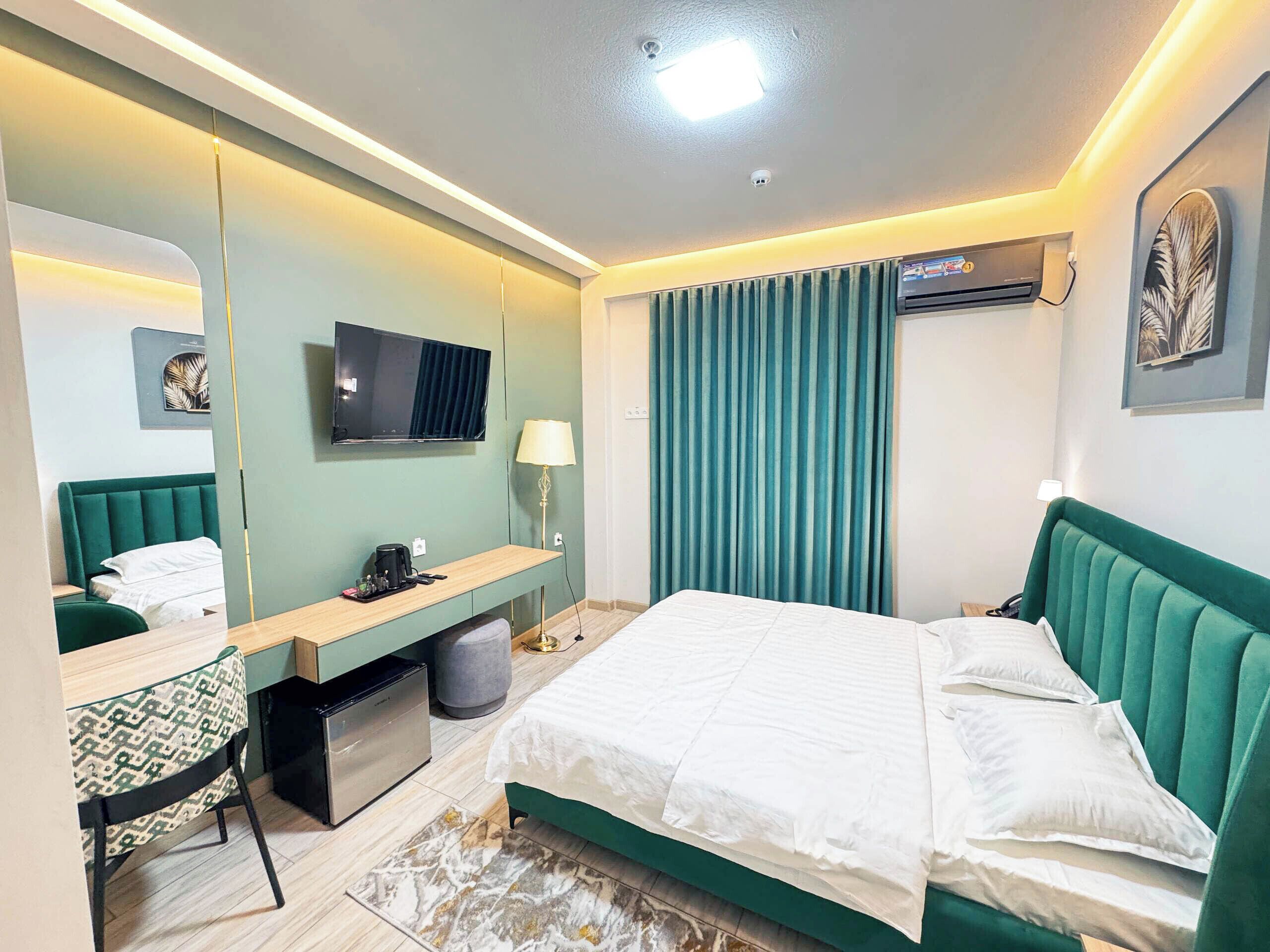 Standard Double Room, Balcony, City View | In-room safe, blackout drapes, iron/ironing board, free WiFi