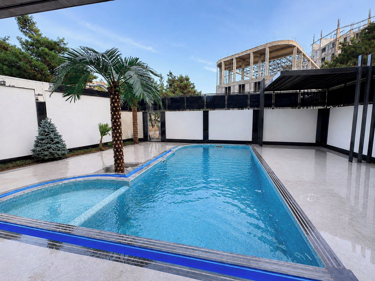 Indoor pool, seasonal outdoor pool