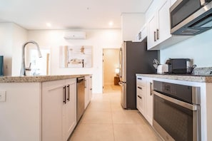Coffee/tea maker, fridge, microwave, stovetop - Marina View Villa 2 BR 404 (Playa Flamingo)