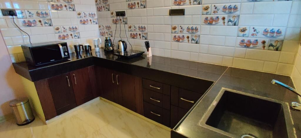 Habitació doble Deluxe, balcó, vistes a la ciutat | Cuina privada