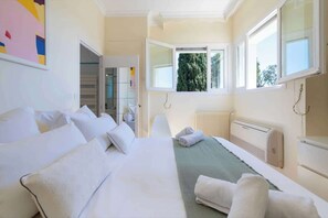 Apartment | 3 Schlafzimmer, laptopgeeigneter Arbeitsplatz, Bügeleisen/Bügelbrett