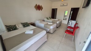 Monolocale familiare, vista giardino | Wi-Fi gratuito