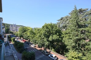 Blick von der Unterkunft