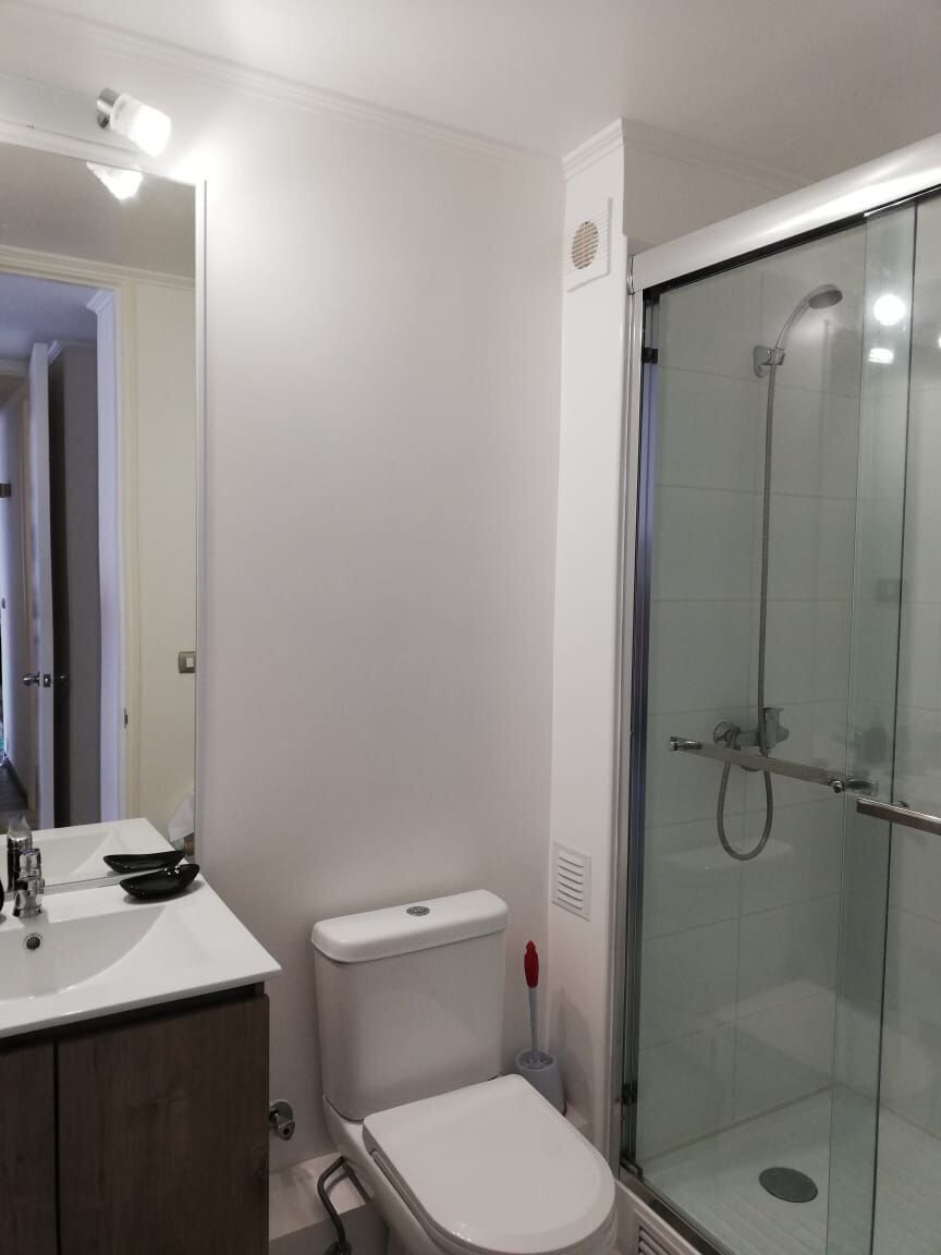 Hair dryer, towels