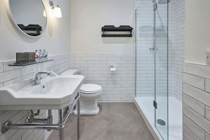 Shower, hair dryer