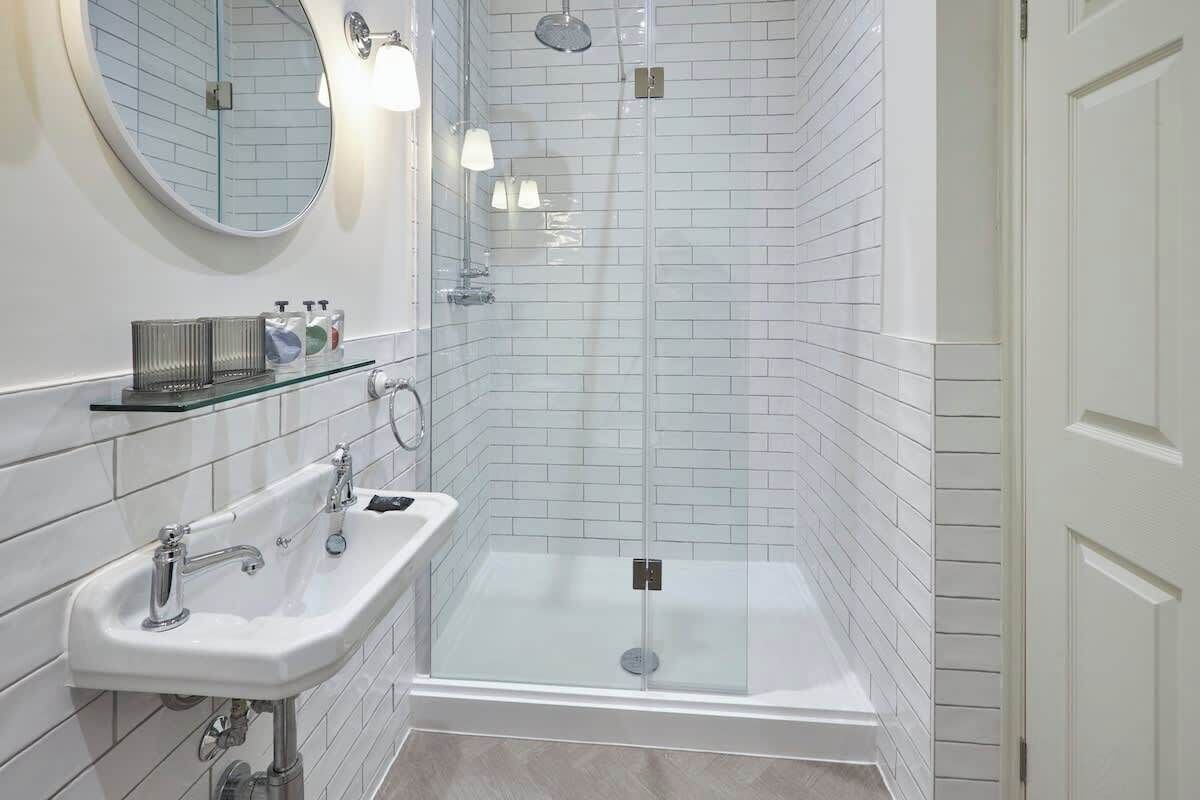 Shower, hair dryer