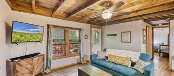 Creekside Couples Cabin | Fire Pit Near Boone
