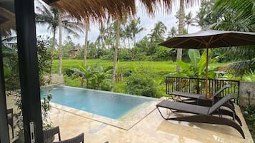 Junior Double Room, Pool View | Terrace/patio