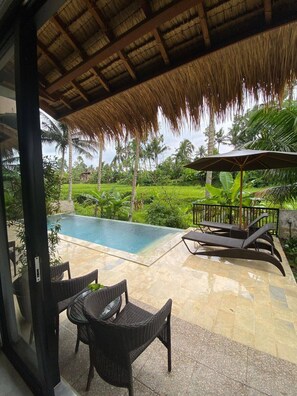 Junior Double Room, Pool View | Terrace/patio - Bali View Ubud Hotel (Gianyar)