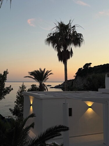 Luxury Seafront Villa Androniki | Private Beach Access
