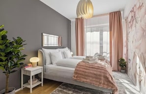 2 Schlafzimmer, Schreibtisch, Bügeleisen/Bügelbrett, kostenloses WLAN