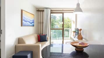 Apartamento, 2 quartos | Área de estar