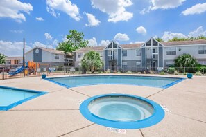 Pool - Wilcrest Apartments by Andes STR (Houston)